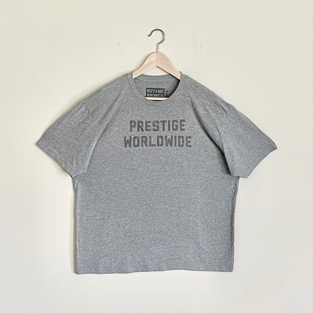 Buy Me Brunch Prestige Worldwide Graphic Gray Tri-Blend Movie T Shirt Adult XL
